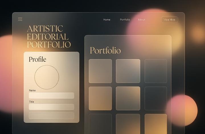 Editorial template preview